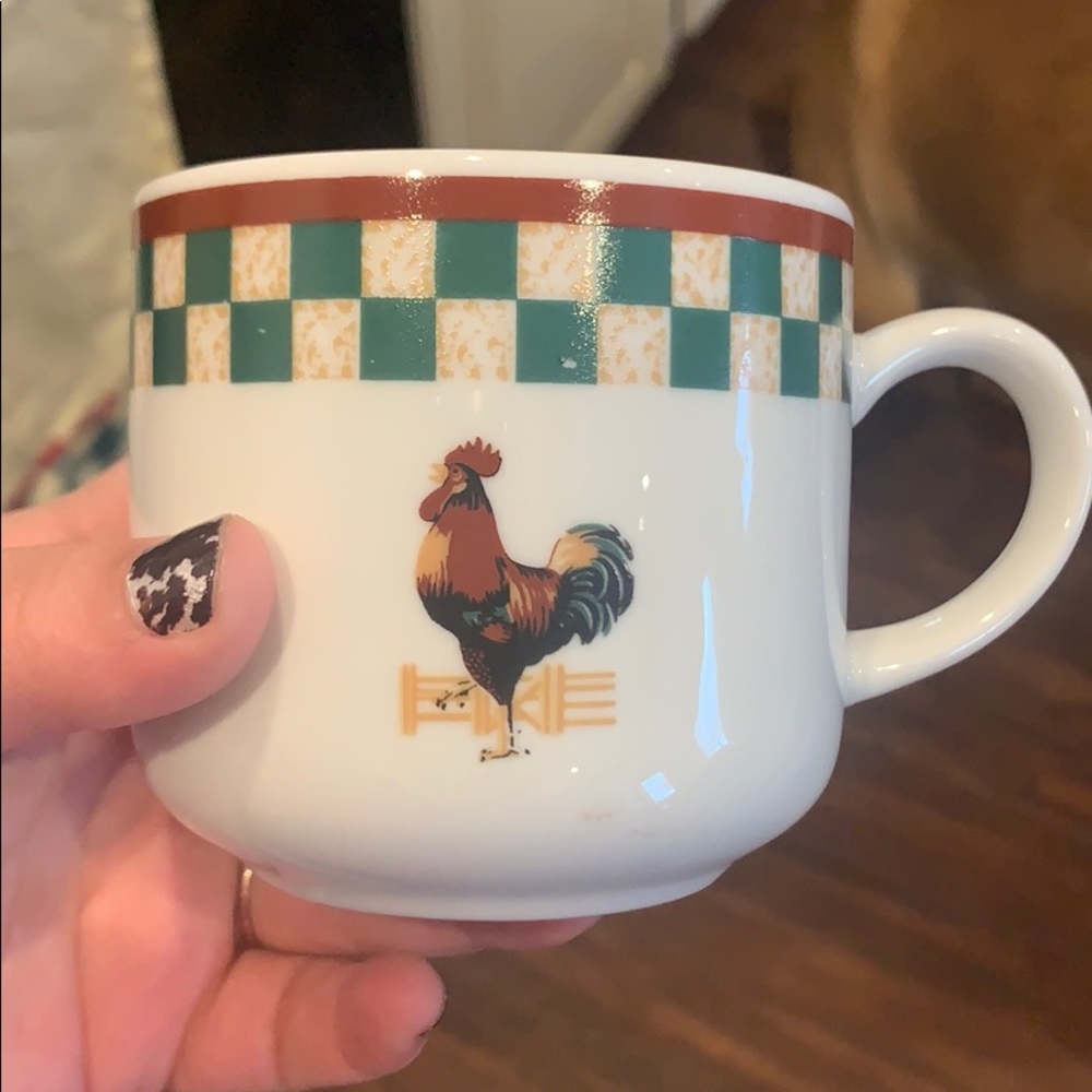 Rooster mugs